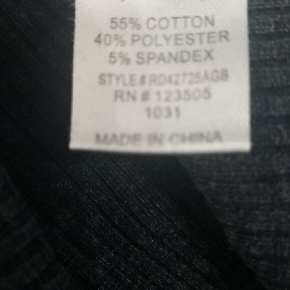 Heart & Hips Black Mock Neck Ribbed Mini Dress - Picture 9 of 9